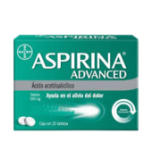 1 Aspirina 100mg Dolor Leve y Moderado