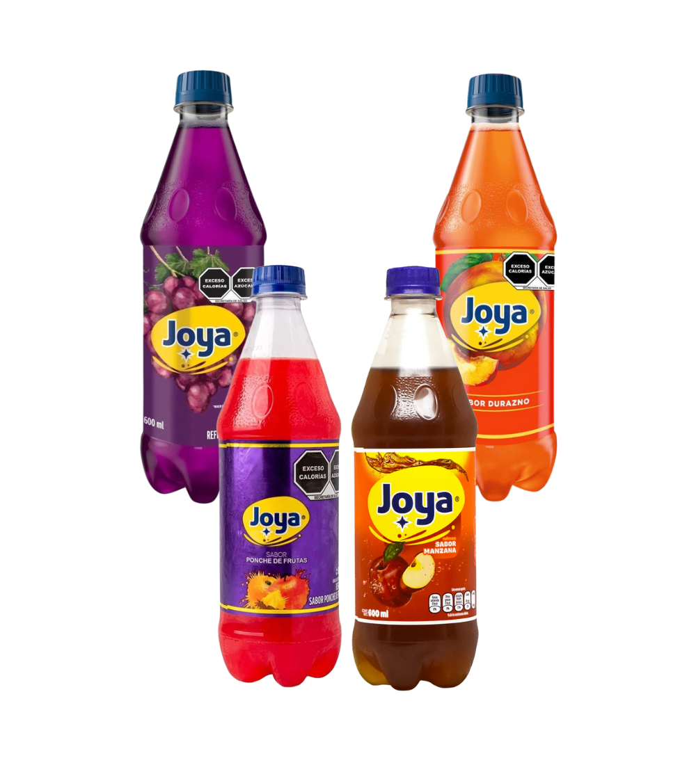1 Joya 600 ml Variedad de Ponche, Uva, Manzana o Fanta Sujeto a Disponibilidad en Tienda