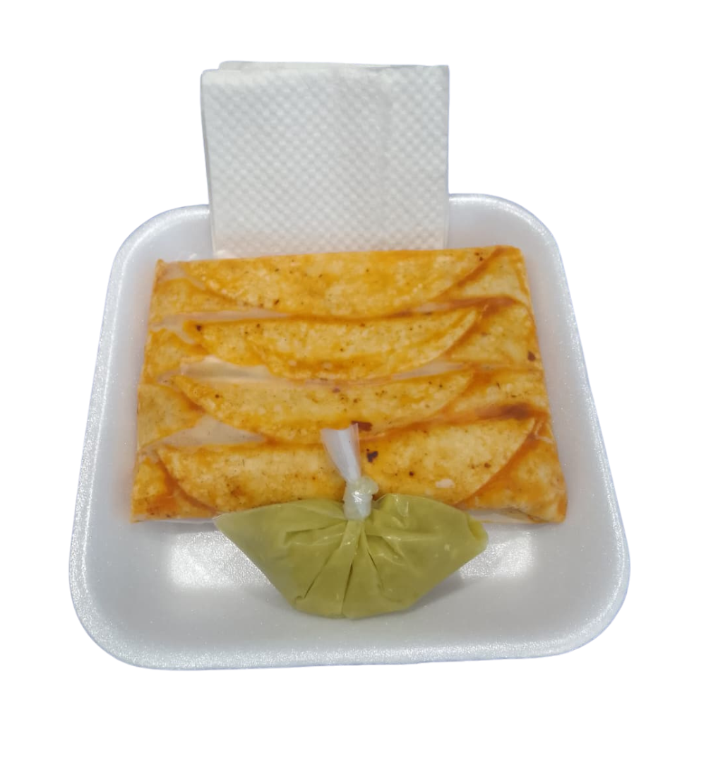 4 Tacos Deshebrada Enrollados 