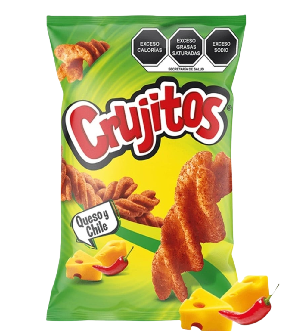 Crujitos 42 gr Queso y Chile Papas Sabritas 