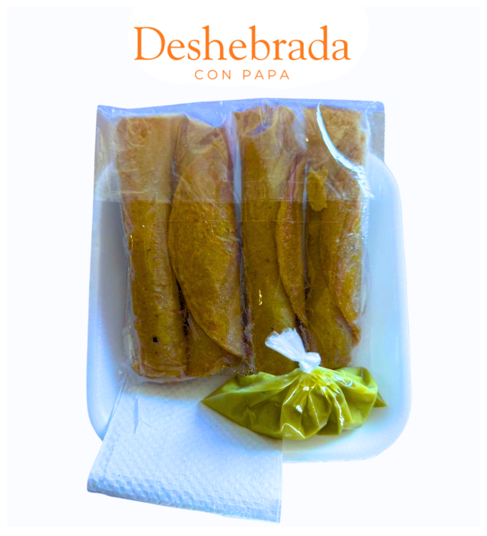 4 Tacos Maíz Desheb...