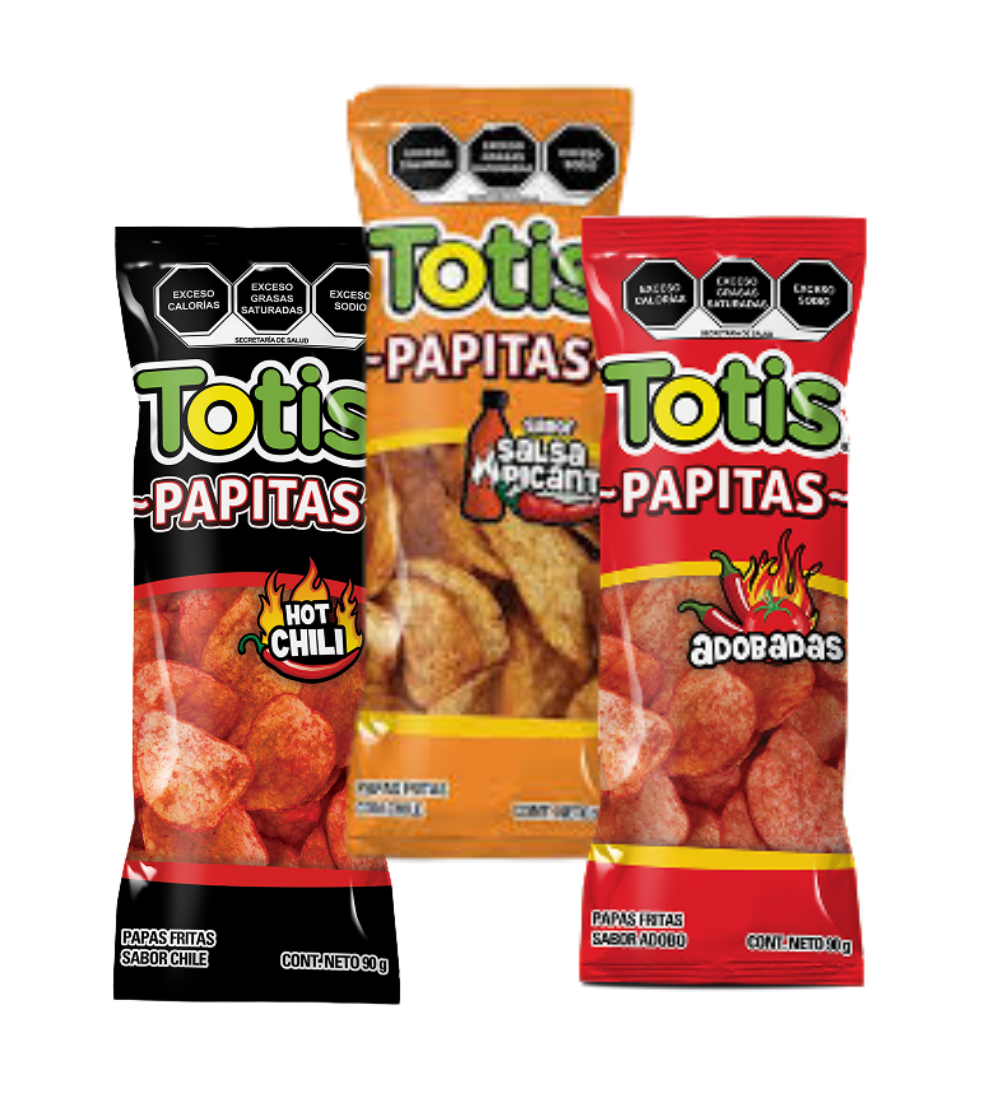 1 Totis 90 gr Variedad De Sabores, Sujeto A Disponibilidad En Tienda