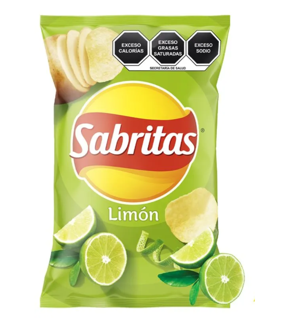 Limón 45 gr Papas Sabritas 