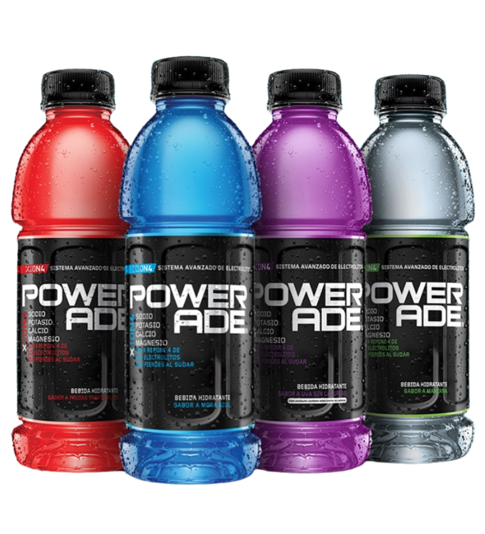1 Power Ade 600 ml, Variedad Sabores, Sujeto A Disponibilidad En Tienda